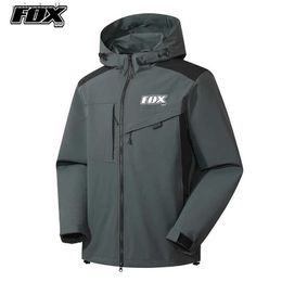 Vestes pour femmes 2024 veste à capuche coupe-vent de cyclisme pour hommes FOX Ride Racing veste de vélo coupe-vent résistant à l'eau vtt vélo de route maillot Long YQ240123