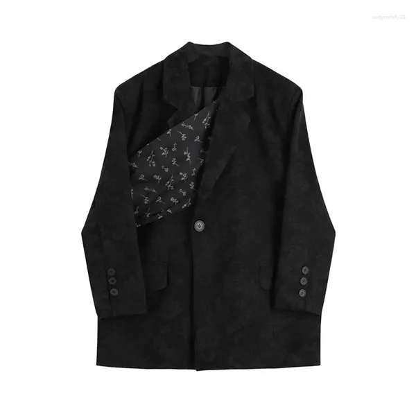 Vestes Femmes 2024 Femmes Blazer Noir Vintage Automne Hiver Costume Veste Femme Mode Streetwear Solide Lâche Travail Porter Tops Vêtements D'extérieur