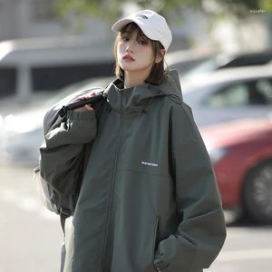 Damesjassen 2024 Vrouwen Japanse honkbal Windscheper Jacket Lange Mouw Single Outerwear High Street Men Harajuku Fashion Bomber