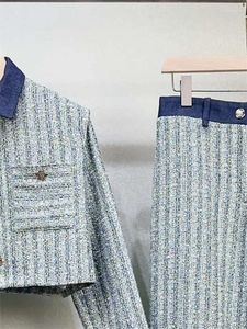 Vestes pour femmes 2024 Femmes Tweed Coat Pantal