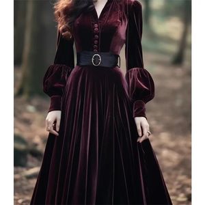 Damenjacken Herbst Winter Chinesische Mode Formelle Anlässe Kleid Langer Stil Superschöner Lila Roter Samt 231205