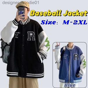 Vestes de Baseball pour femmes et hommes, nouvelle veste de moto brodée de Style collège rétro assortie avec tout, L230916, printemps et automne