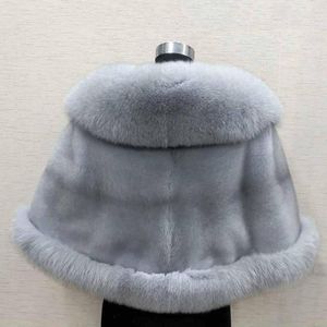 Vestes pour femmes robe classique châle vêtements d'extérieur toucher fin doux femmes hiver fausse fourrure Cape manteau Poncho résistant au froid