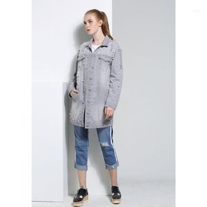 Chaquetas de mujer Denim Crop Jeans Jacket Mujer Primavera Casual Short 2022 Ropa de moda Europen Ladies Coats Casaco Feminino