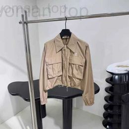 Diseñador de chalecos para mujeres 24SS New MIU Technology Silk Sunschen Sprint Coat Smooth puede comprar un set más hermoso VQNC