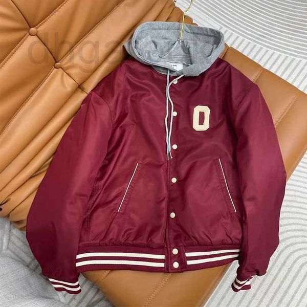 Chaquetas de mujer Marca de diseñador 2023 Otoño / Invierno Nueva letra Parche bordado con capucha Casual Hombre Chaqueta Béisbol E3TT