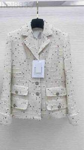 Dames Jackets Designer Gloednieuw herfst Winter Western Suit mode OOTD Hoogwaardige klassieke tweed Coat Spring RPMC