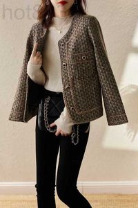 Vestes pour femmes Designer flambant neuf automne hiver costume occidental mode Tweed manteau Cardigan printemps décontracté haut de gamme DAK0