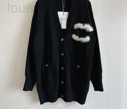 Damesjassen ontwerper Chan 2023 nieuwe jas vrouwen trui gebreid vest lange stijl vrijetijdsjas verjaardag kerstcadeau MVDB