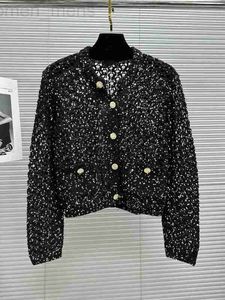 Dames Jackets Designer N New 2023 Jacket Fashion Classic CC Sequins Leisure Spring Coats Cardigan Birthday Mother's Day Gift 2YJ4