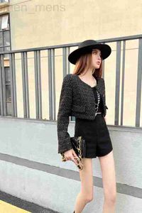 Dames Jackets Designer N New 2023 Spring Jacket Fashion Justumn Winter Ins CC Tweed Leisure Lente Coats Cardigan Birthday Christmas Day Gift 9Be6