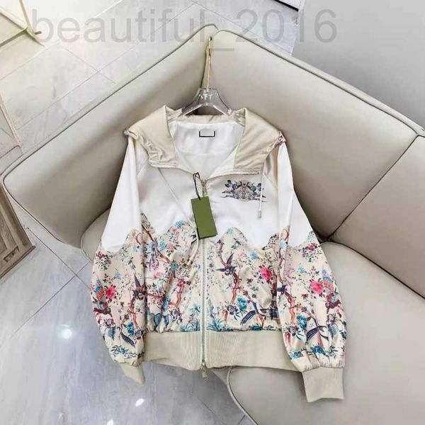 Diseñador de chaquetas para mujeres South Oil 2024 Spring New Light Luxury European Goods Versátiles Versátiles de estilo chino suelto béisbol Top Bqr5