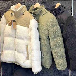 Chaquetas de mujer diseñador Chaqueta de lana de invierno Puffer Sherpa Mujeres Faux Shearling Prendas de abrigo Abrigos Mujer Abrigo de piel de gamuza Hombres Cálido Cordero engrosado puff ZFJP