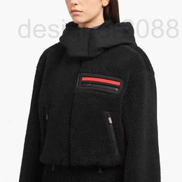 Damesjacks Designer Woman Jacket wol gezwollen korte uitklauts Lagen Lagen Leer Spring Herfst Wind Breaker Dames Slim S-L 9VG5