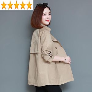 Damesjassen voor 2023 Trench jas lente herfstkleding vrouwen jassen elegante Koreaanse windjack manteau femme kj5991