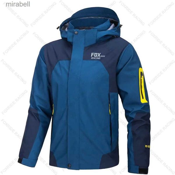 Vestes pour femmes Fox Ride Racing Vestes de cyclisme Hommes Manteau à capuche Hiver Veste de vélo imperméable Motocross Coupe-vent VTT Vêtements Vestes Cyclisme YQ240123