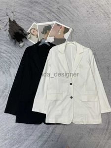 Designer Vestes pour femmes de haute qualité 24SS en début d'automne Nouveau Miui Lettre broderie belle version coréenne surdimension