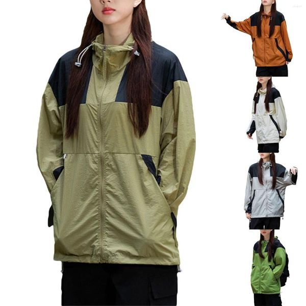 Vestes pour femmes Randonnée Camp d'alpinisme Veste mince Protection solaire Vêtements Americanthin Line Couple Robe