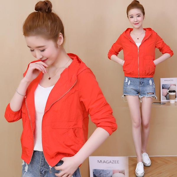 Femmes Vestes À Capuche Soleil Empêche Bask À Manches Longues Vêtements Printemps Été Zipper Baseball Cardigan Veste Coupe-Vent Manteaux 2023