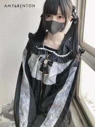 Vestes pour femmes mine japonaise Produit en masse collier de dentelle en dente