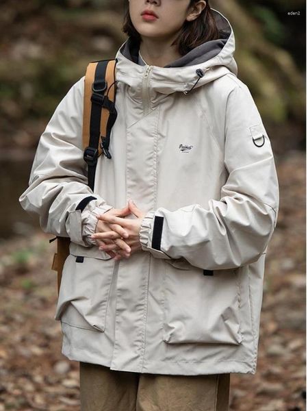 Chaquetas de mujer Ropa de mujer de manga larga Chaqueta con capucha Abrigo con múltiples bolsillos Traje de carga informal Tops de gran tamaño Ropa deportiva al aire libre