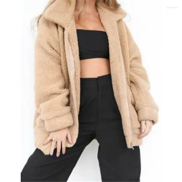 Jackets de mujeres Luxury Women Warm Winter Winter informal Cauts 2023 Sexy Ladies Fuera Fuera Fuera Overbata Moda elegante