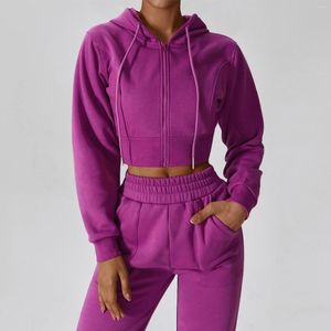 Jackets de mujeres Moditin Women Casual Sports Stopadie Aquipe Fleece 2023 Autumn Winter Pretty Colors High Street Wear para ropa de gimnasio