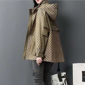 Vestes pour femmes nouveau créateur de mode lettres coupe-vent décontracté manteau Long en vrac vêtements Streetwear manteaux de luxe