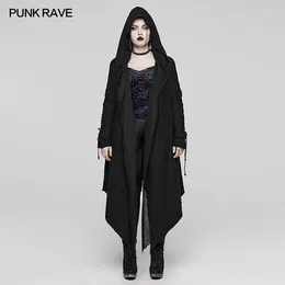 Jackets para mujeres punk rave gótico decadente en capas completamente abierta