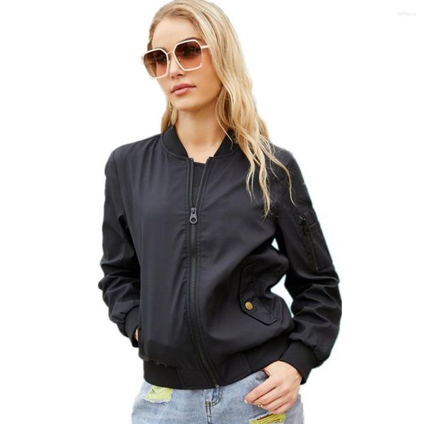 Vestes pour femmes printemps automne décontracté femmes manteau vêtements vêtements d'extérieur mode Bomber veste femme Cardigan tenues Casacos Baseball vêtements