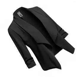 Vestes pour femmes Suit monochrome veste en coton durable pour les dîners portant C66