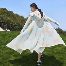 Jackets para mujeres Summer Mujeres coreanas Corea Hice Silk Sunsco de seda Femenina 2024 Versátil Cárdigan Chaqueta con capucha