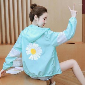 Vestes femme crème solaire veste 2022 été basique léger et respirant vêtements coréen à capuche UV Street Style