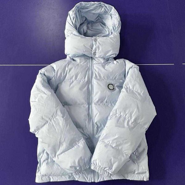 Vestes Femmes Trapstar Nouveau Ciel Bleu Coton Manteau Frais Style Décontracté À Capuche Détachable Polyvalent Vente Chaude Veste Coupe-Vent Survêtement 2023 Veste D'hiver À Capuche