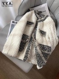 Damesjassen winter vrouwen dikke gewatteerde harige jas vintage kwastjes los fit casual jas vrouwelijk warme downy outsedy overjas streetwear