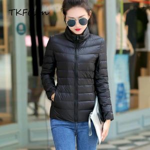 Vestes pour femmes femmes manteaux noirs étudiants sweet parkas coton coton rayé mince veste féminine de bombardier taille 3xl printemps d'automne