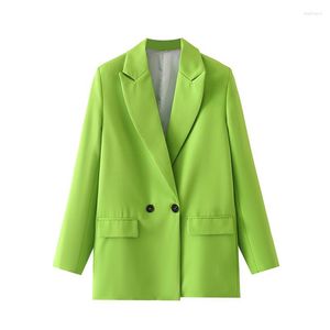 Damesjassen vrouwen kleding blazers lente herfst herfst vrouwelijk jas bovenkleding kantoor lange mouw top oversized