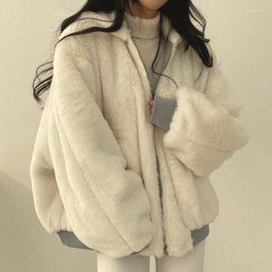 Vestes Femmes Femmes Manteau Laine Double Face Veste en coton pour 2023 Version coréenne d'hiver Trendy Ins Vêtements
