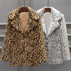Damesjacks Women Fashion Casual Warm Winter Top Ladies Luipaard Print Pullover Jumper Out -wear Down Plus Coats D102#