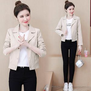 Vestes pour femmes femmes bureau dame simple boutonnage Blazer femme Vintage manteau dames col rabattu à manches longues vêtements d'extérieur élégants hauts G36W