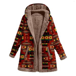 Damesjassen vrouwen winter warme jas casual patchwork vrouwelijke lange mouw capuchon uit het derwar mode streetwear lady kleren los boho jas