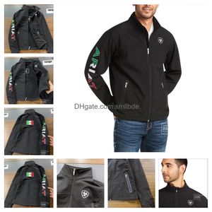 Damesjassen damesjassen ariat klassiek team Mexico Softshell Waterbestendige jas jasstop Dre Drop Delivery Apparel Clothin Otuir