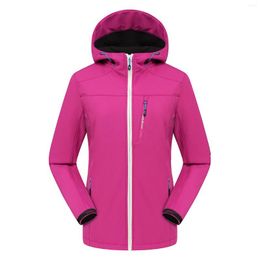 Vestes Femme Veste De Neige Femme Ll Casual Anorak Couple Manteau D'hiver À Capuche Avec Chapeau Polaire Chauffage