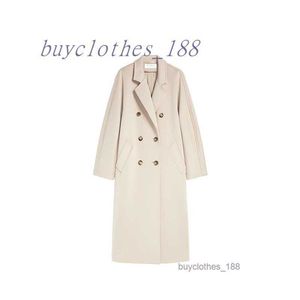 Vestes pour femmes Mélanges de mélange de laine Trench-Coat de créateur 2024 Nouveaux vêtements d'hiver de mode coréenne au printemps