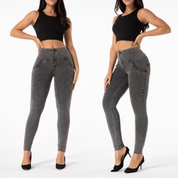 Jean de sport et de loisirs pour femmes, pantalon de Fitness de haute qualité, Leggings de Yoga confortables, gros collants élastiques, 231101