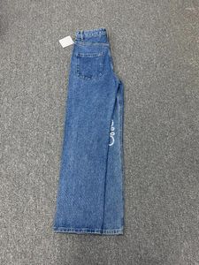 Damesjeans 2023 Casual Rechte Denim Broek Broek Voor Vrouwen Sexy Vintage Blauwe Jean Broek Vrouw Bodems Luxe Hoge Kwaliteit