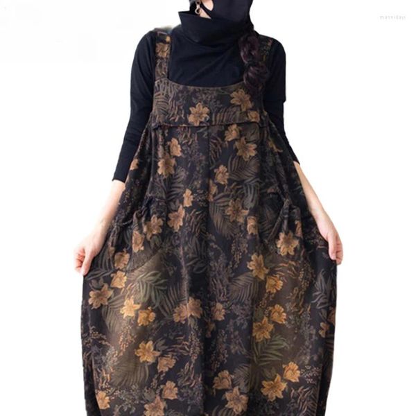 Jeans féminins 2024 Luxury Streetwear coréen Womens Floral Imprimé noir surdimension Denim Saut tronométrique