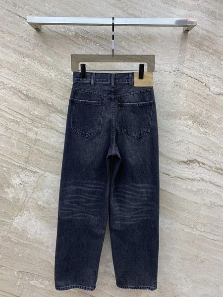 Jeans para mujer 2024 Primavera y verano Arrivai Moda Todo suelto Casual Pantalones rectos de nabo Proceso de garra de gato X249952