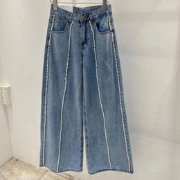 Jeans pour femmes 2024 printemps d'été de style coréen de style coréen