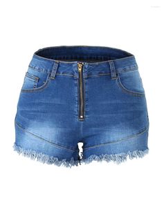 Jeans pour femmes 2024 Fashion Summer Zipper Tassel Decoration Urban Casual Straight Pantal